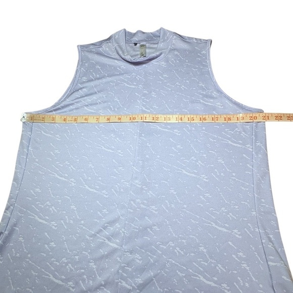 ADIDAS Primeblue Sustainably Made Sleeveless Golf Shirt Mock Neck Design Sz XL - Picture 6 of 11